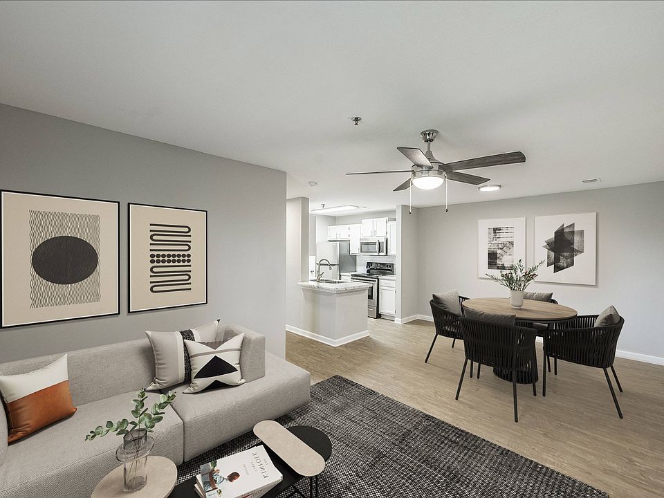 Living and dining area