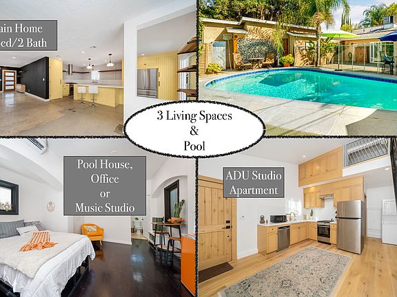 All 3 unites plus pool