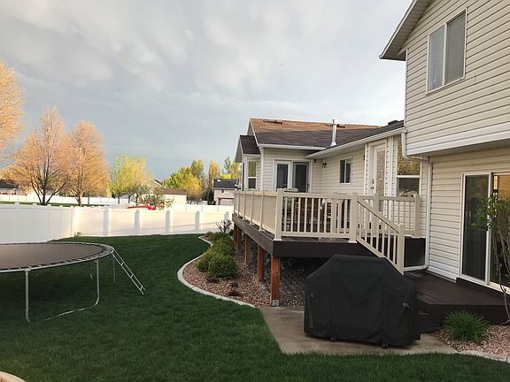 Backyard facing south