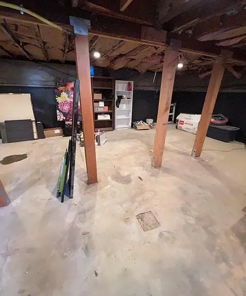 Basement (will be completely empty by tenant move in).