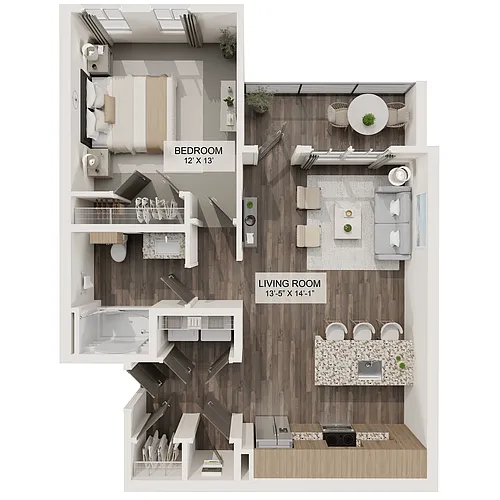 Floor plan The Aviles (A2)