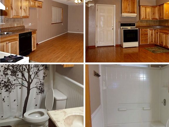 Kitchen, LR and full bath