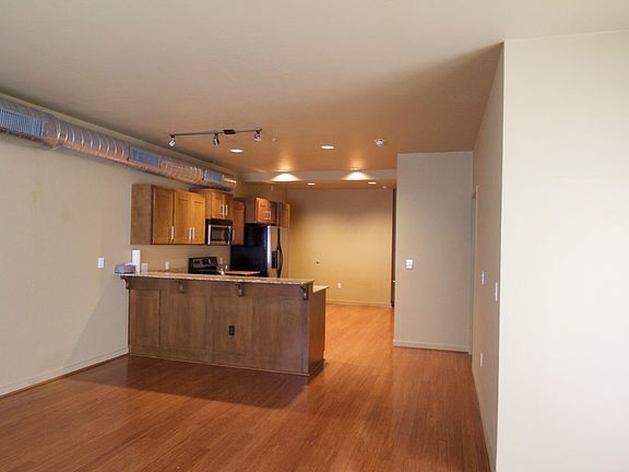 Kitchen view from living area