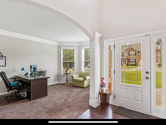 Front door of the house