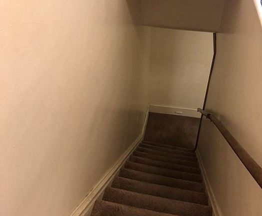private stairway from 2nd floor landing