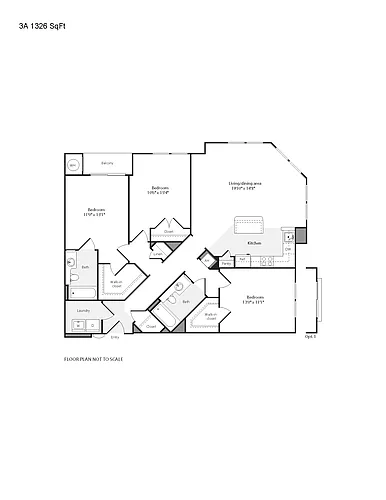 Floor plan 3A