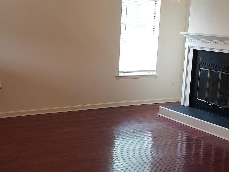 Living Room with wood burning fireplace