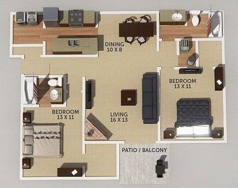 1st image of 4415 Heritage Ave APT 6B