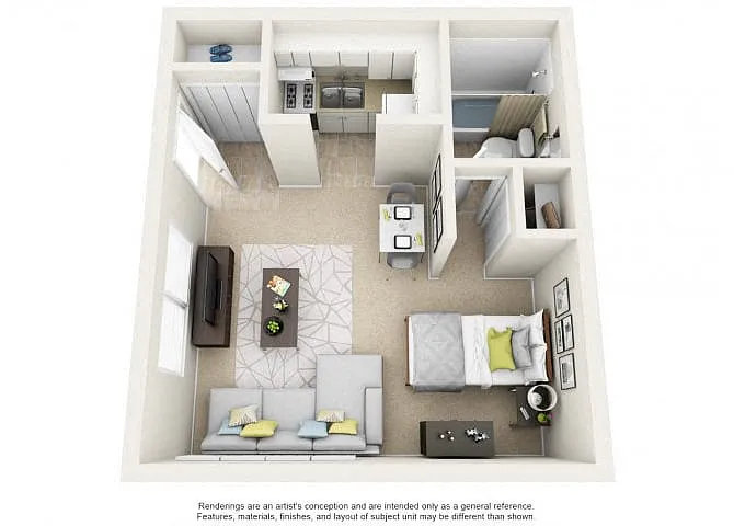 Floor plan Studio