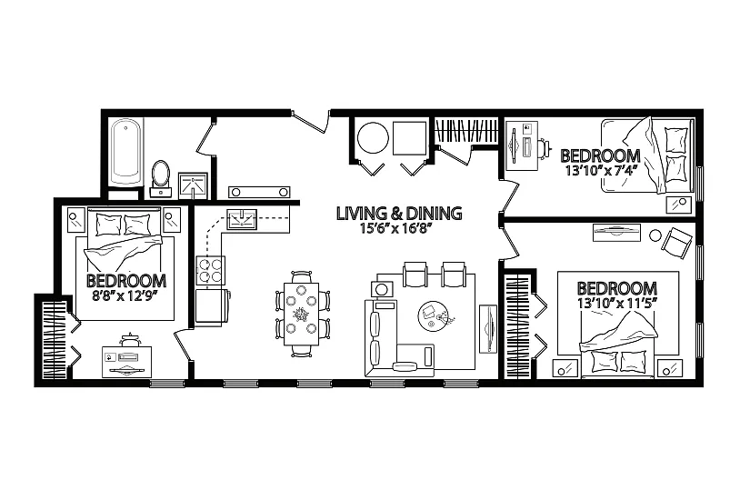 Floor plan B