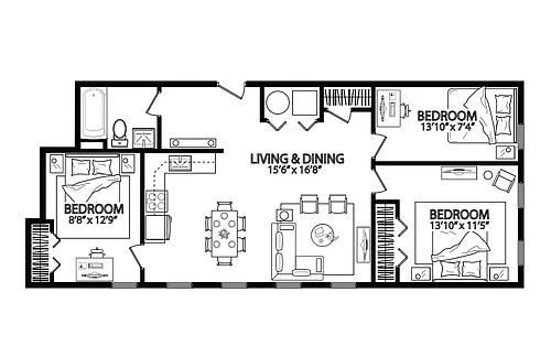 Floor plan B