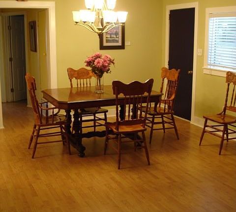 Warm Dining Area