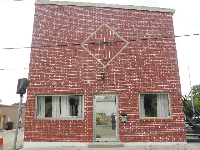 Front of the buildng