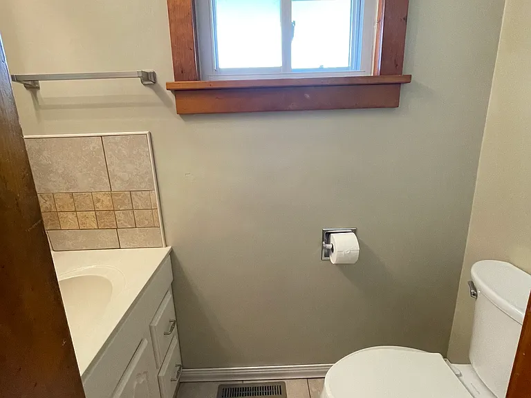 First floor half bath