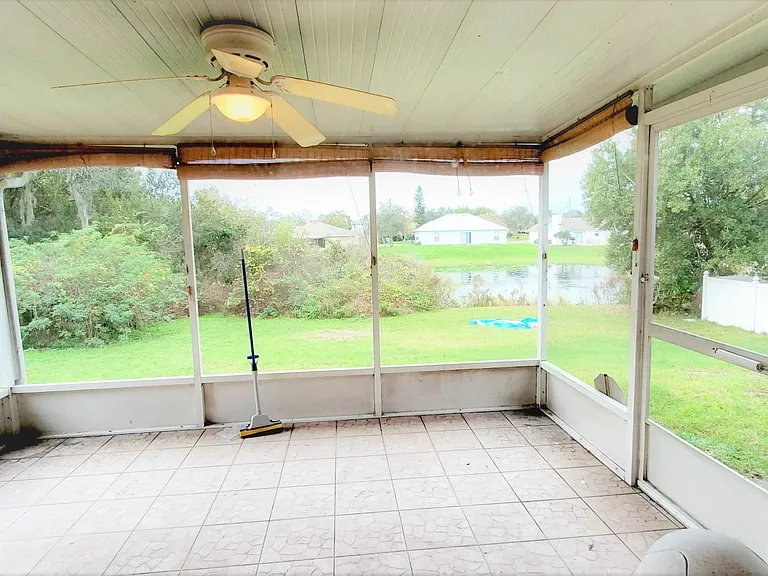 Screened-in patio