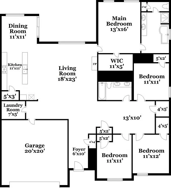 4 bed, 2.0 bath, 1899 sqft, $2,100 — Photo 2