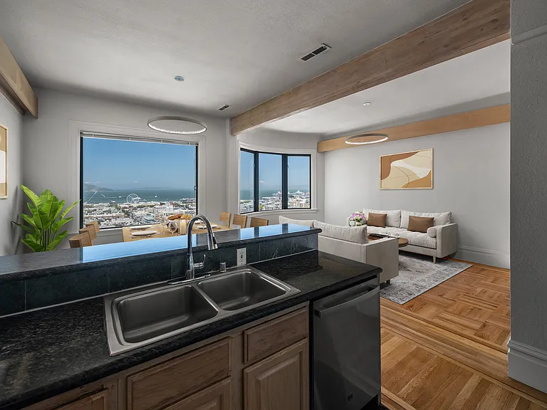 Image has been virtually staged to add furniture