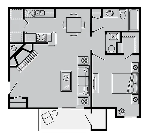 Floor plan B