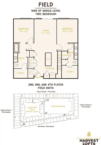 Floor plan Field (B1A)