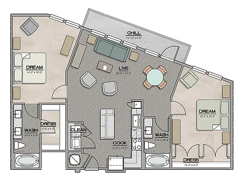 Floor plan B6