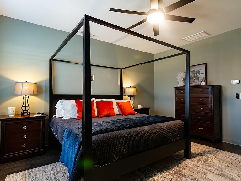 The one thing people ask us about the most is where did we get our mattress! Seems to make for a great night's sleep for most of our guests.