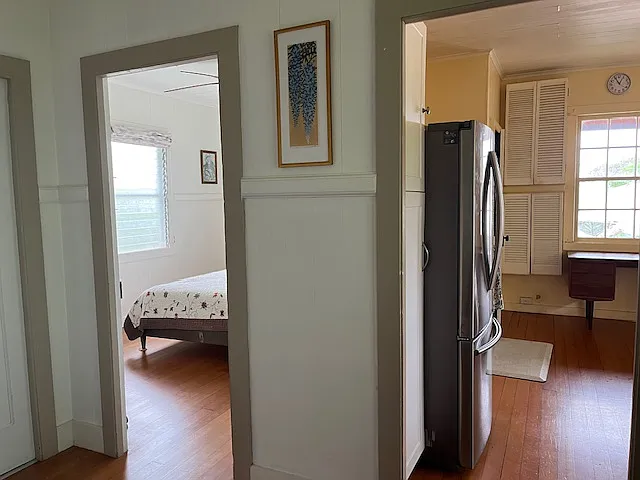 All three bedrooms have a closet.