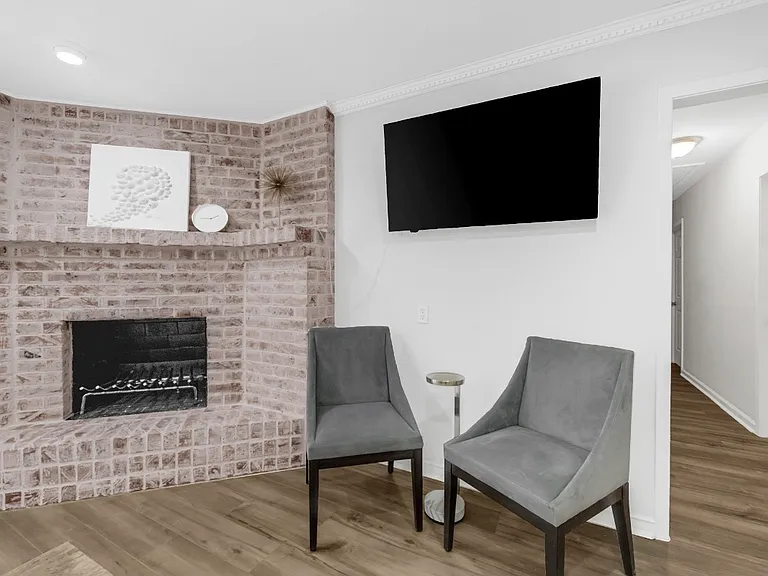Enjoy your cozy night by the fireplace