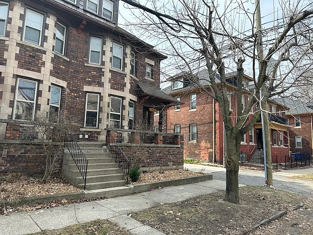 Front view from Trumbull