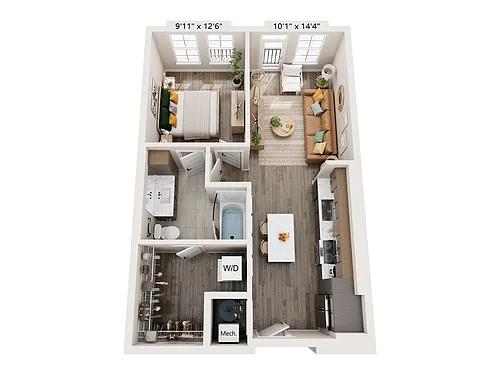 Floor plan A1A