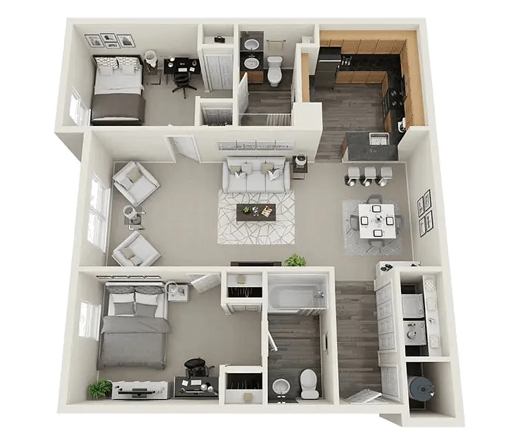 Floor plan The Austin