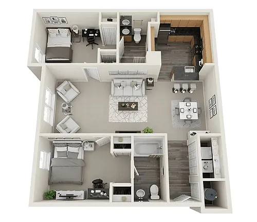 Floor plan The Austin