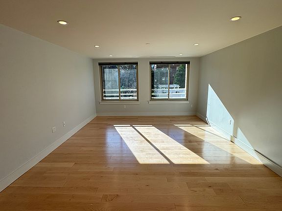 All windows come with blinds installed. These are also blackout shades.