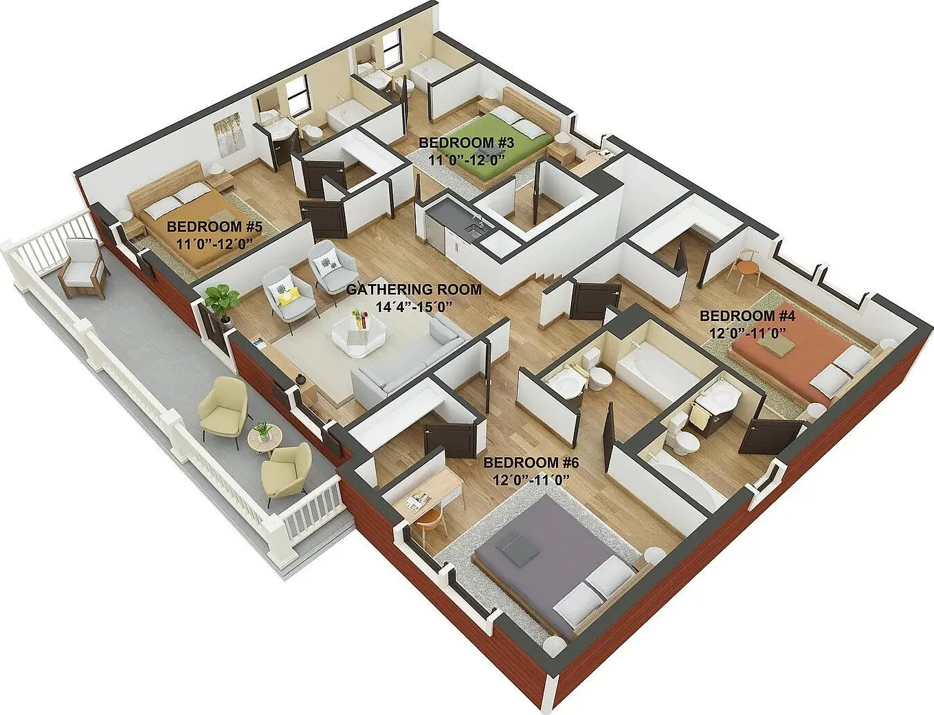 1 bed, 1.0 bath, $600 — Photo 4