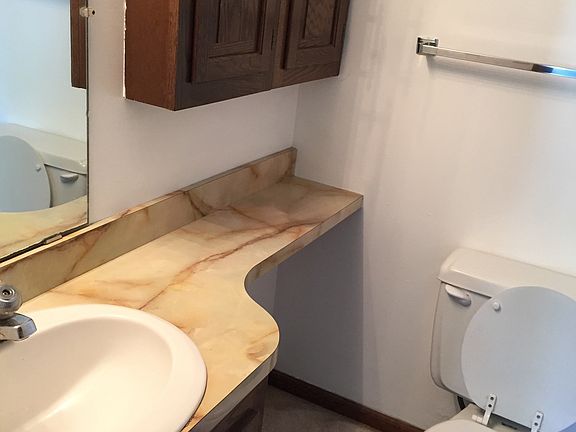 Master bedroom half bath