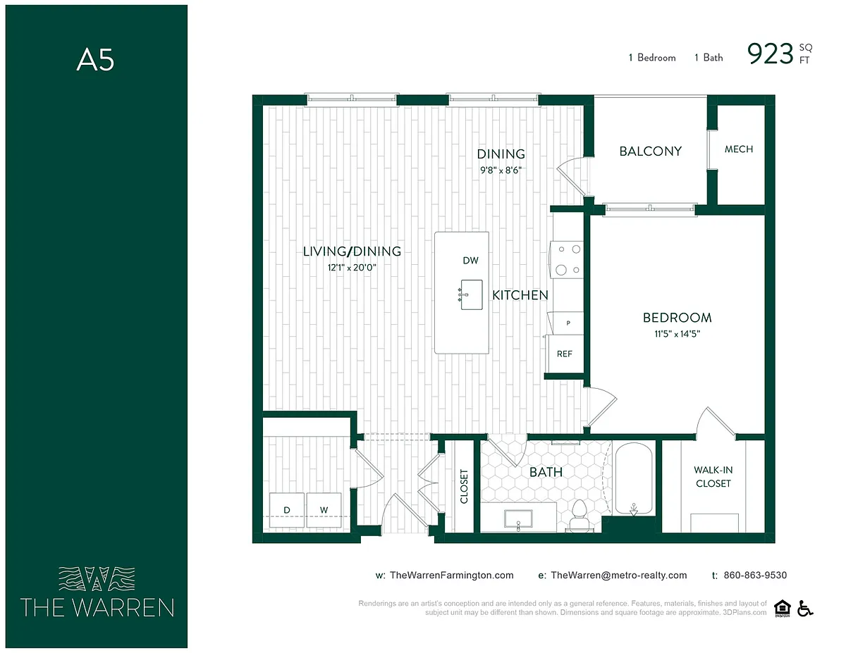 Floor plan 1- Bedroom A5