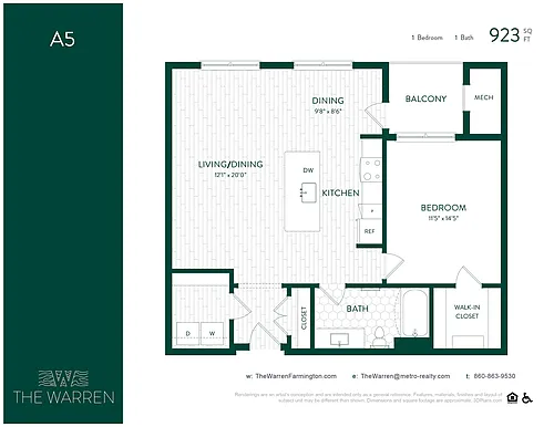 Floor plan 1- Bedroom A5