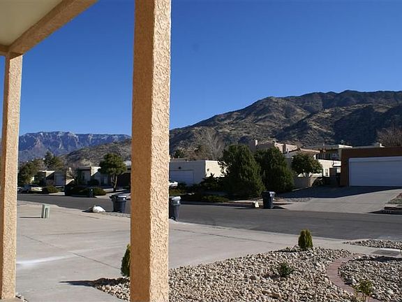 View of Sandias from front porch
