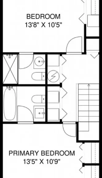 Second Level Floor Plan