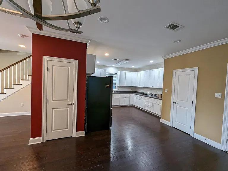 Dining area, kitchen, storage closet