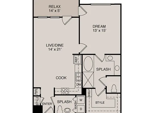 Floor plan A3/A4 1-1.5