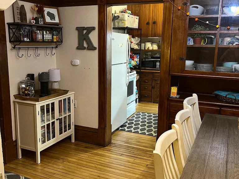 dining room and kitchen entrance