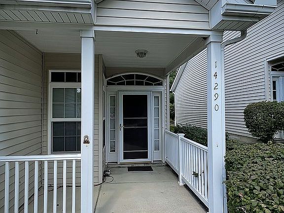 Covered front porch