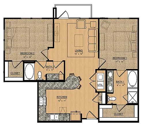 Floor plan Gardenia