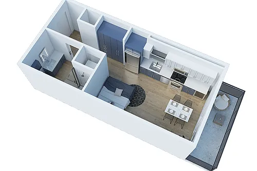 Floor plan D1