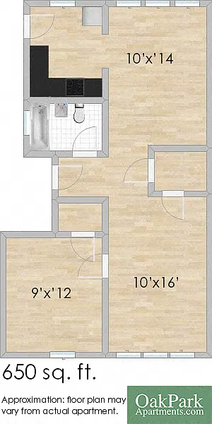 Floor plan 326 S. Austin W, 328 & 332 S. Austin EW, 334 S. Au