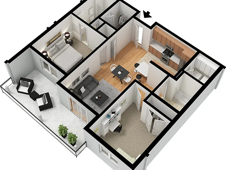 60 West 2 Bedroom 60 West 2 Bedroom