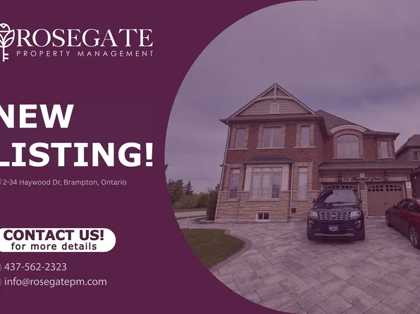 34 Haywood Dr #2, Brampton, ON L6X 0W3