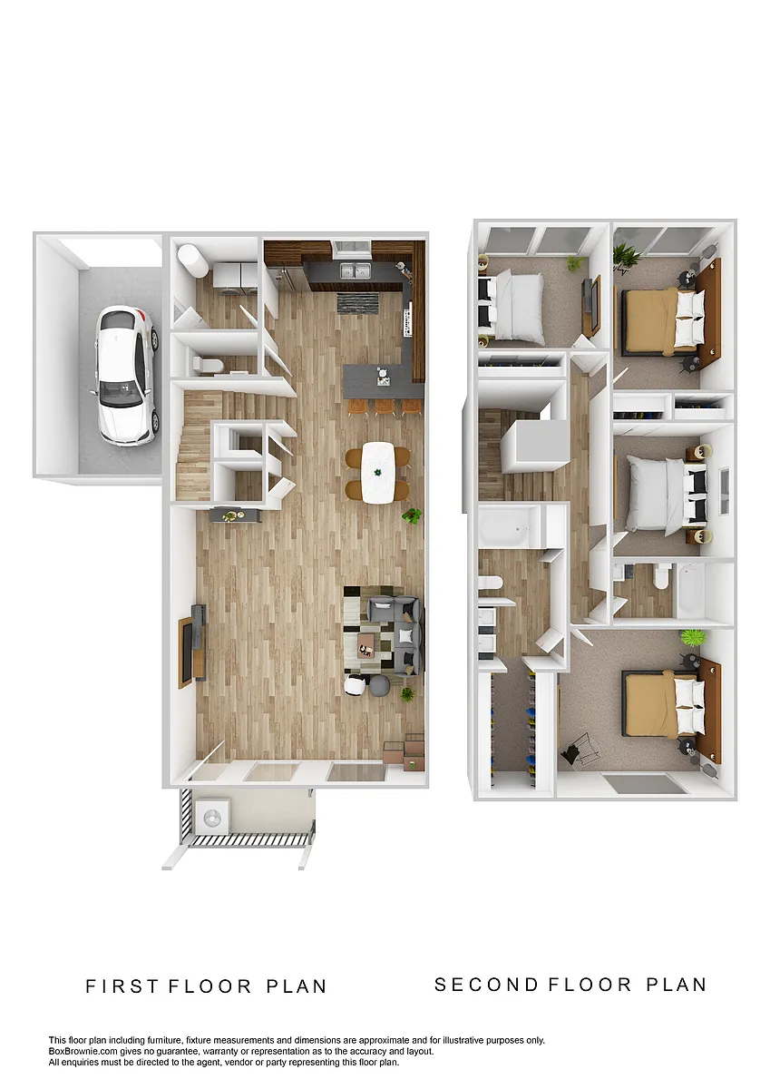 Floor plan 4 BED 2.5 BATH