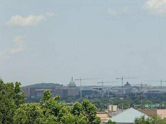 View of the Capitol from dining room