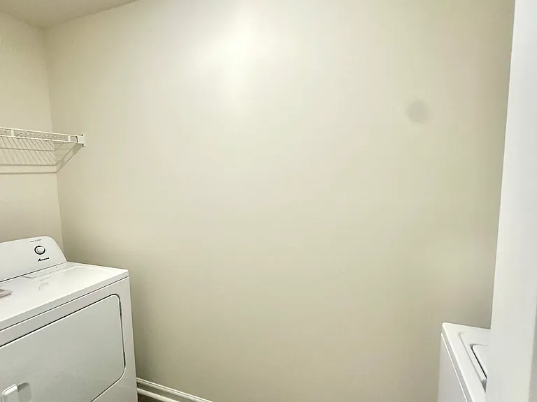 Laundry comes with washer and dryer